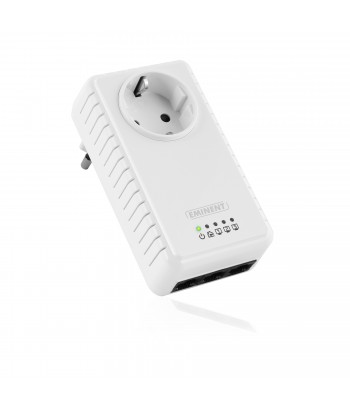 3 Port Powerline Networking Switch 500Mbps with power socket