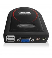 2 Port KVM Switch USB with Audio - rev1